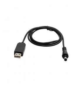 USB 5v to 12v dc5521 male with lock step up cable LED cable